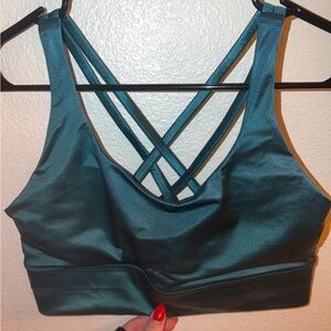 Women's Lululemon Teal Strappy Sports Bra